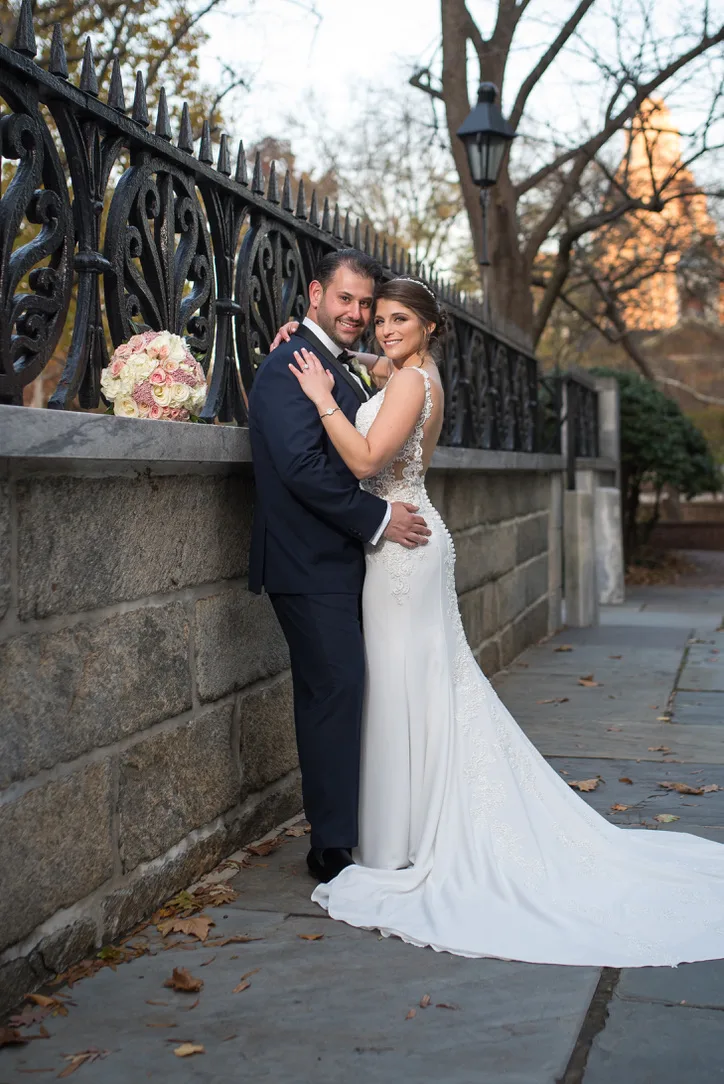 Alan and Jamie Rhode on their wedding day in Philadelphia